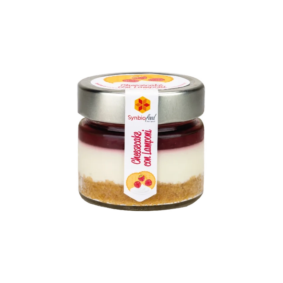 Cheesecake con composta di lampone