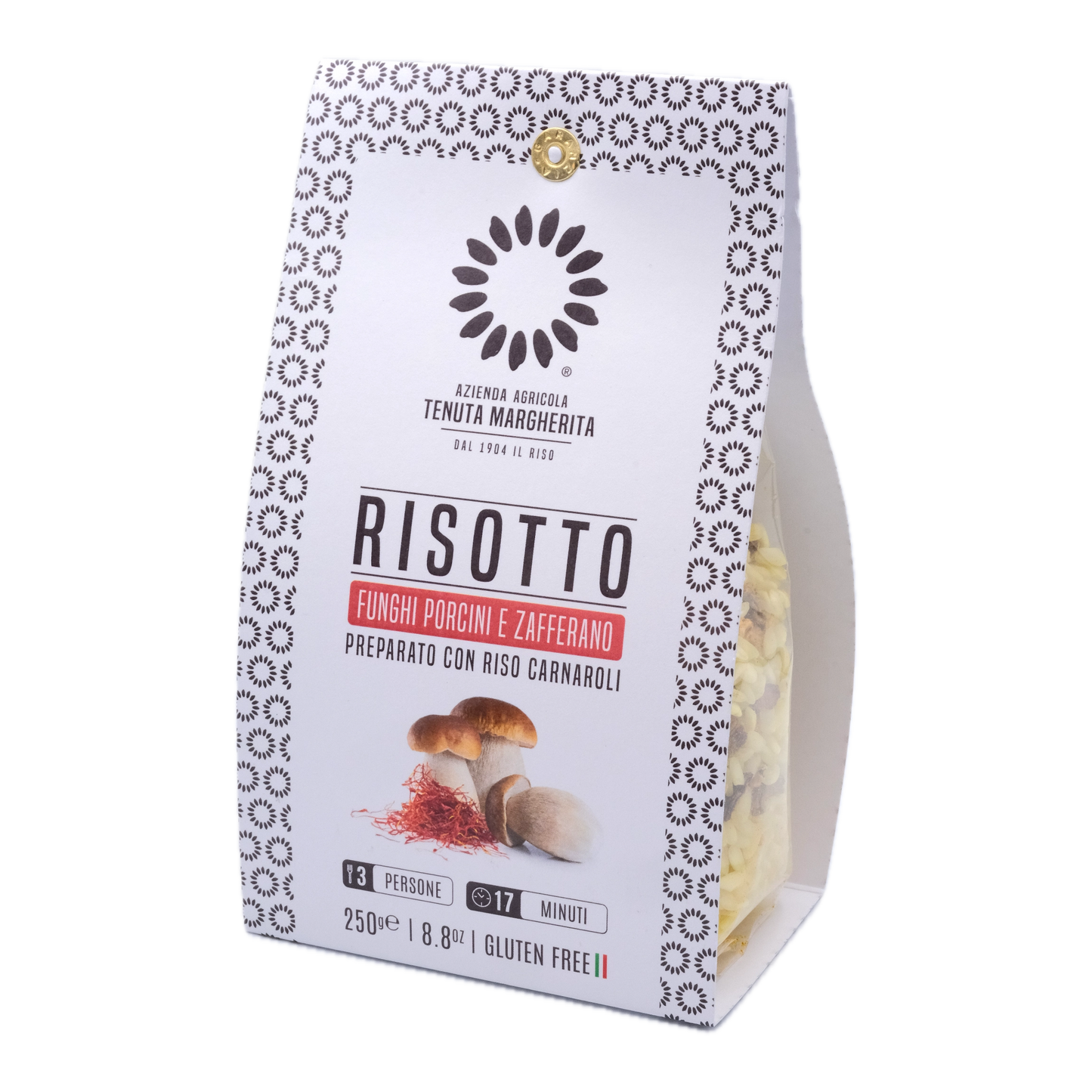 Risotto con funghi porcini e zafferano