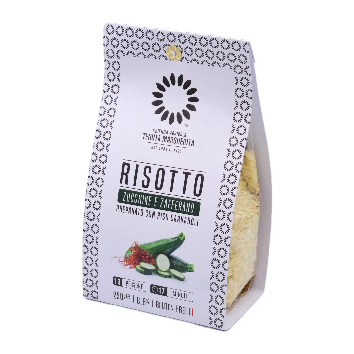 Risotto con zucchine e zafferano