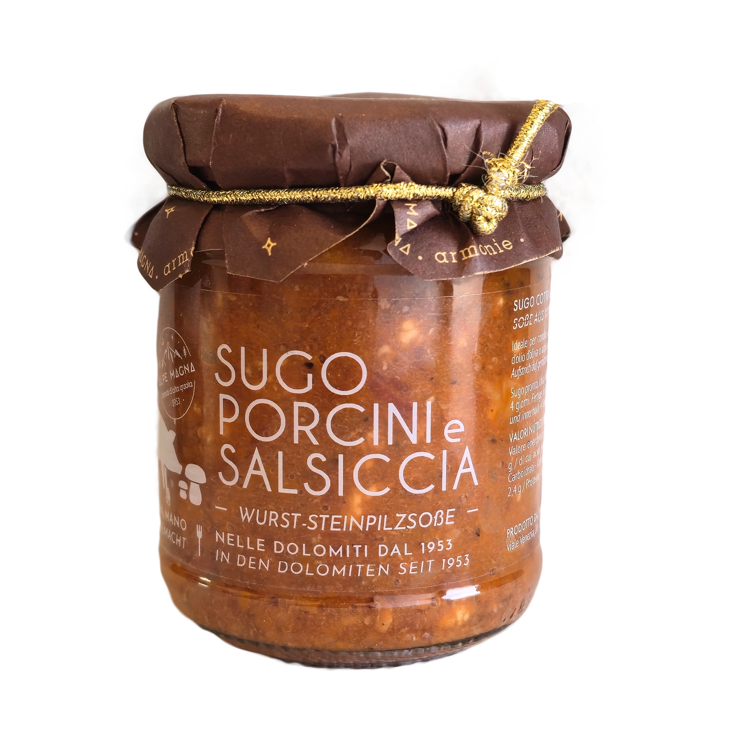 Sugo ai porcini e salsiccia
