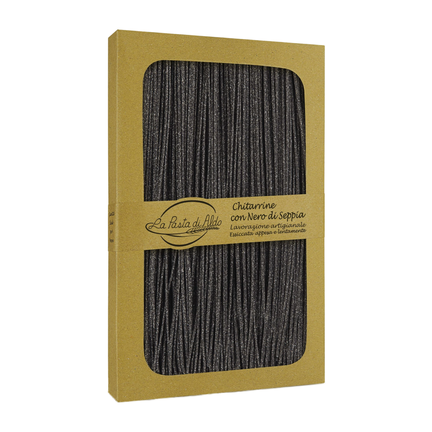 Chitarrine al nero di seppia