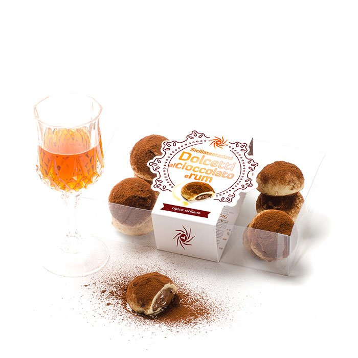 Dolcetti al cioccolato e rum