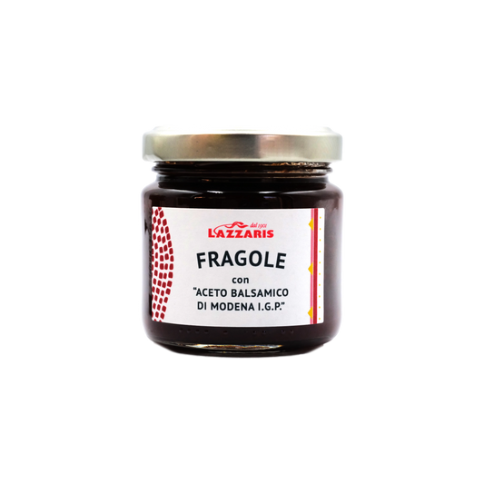 Composta di fragole e aceto balsamico IGP