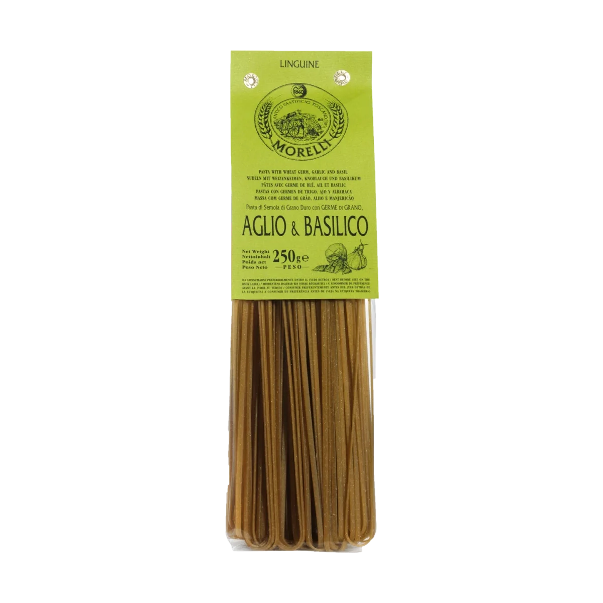 Linguine aglio e basilico