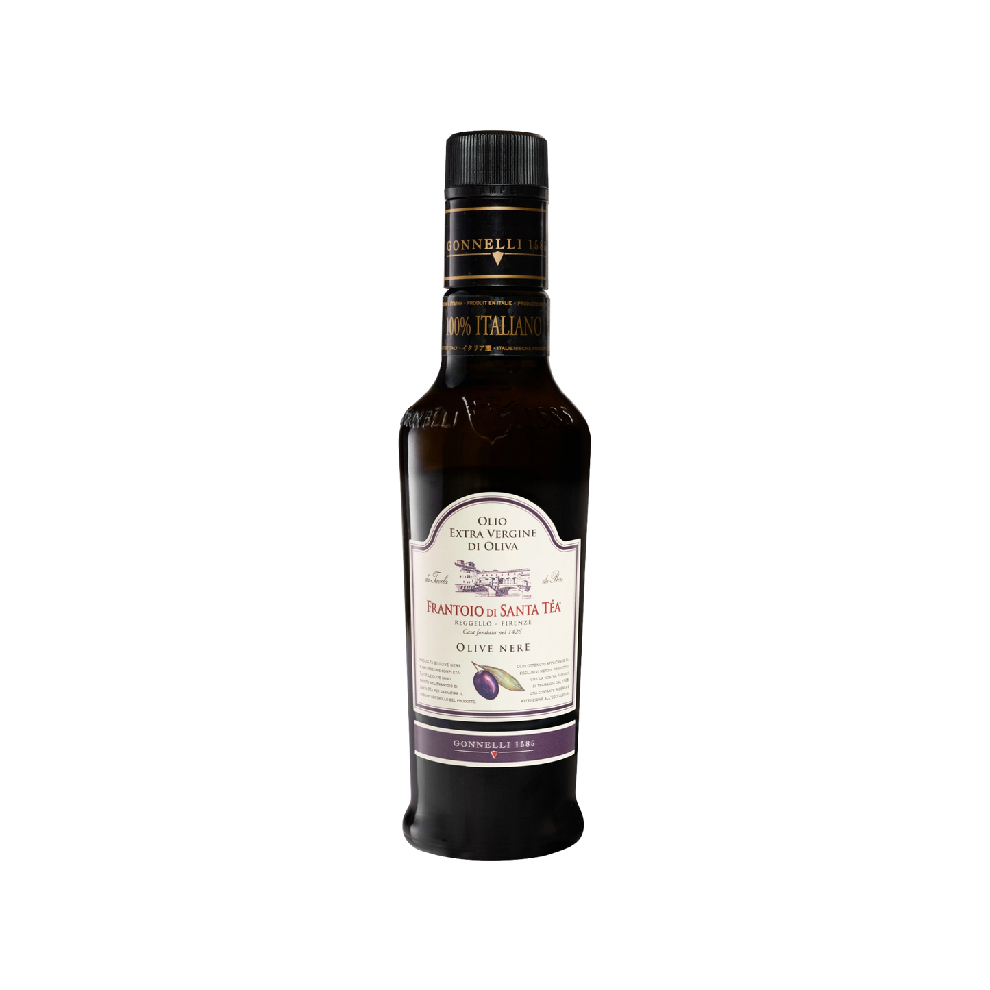 Olio extra vergine di oliva di olive nere