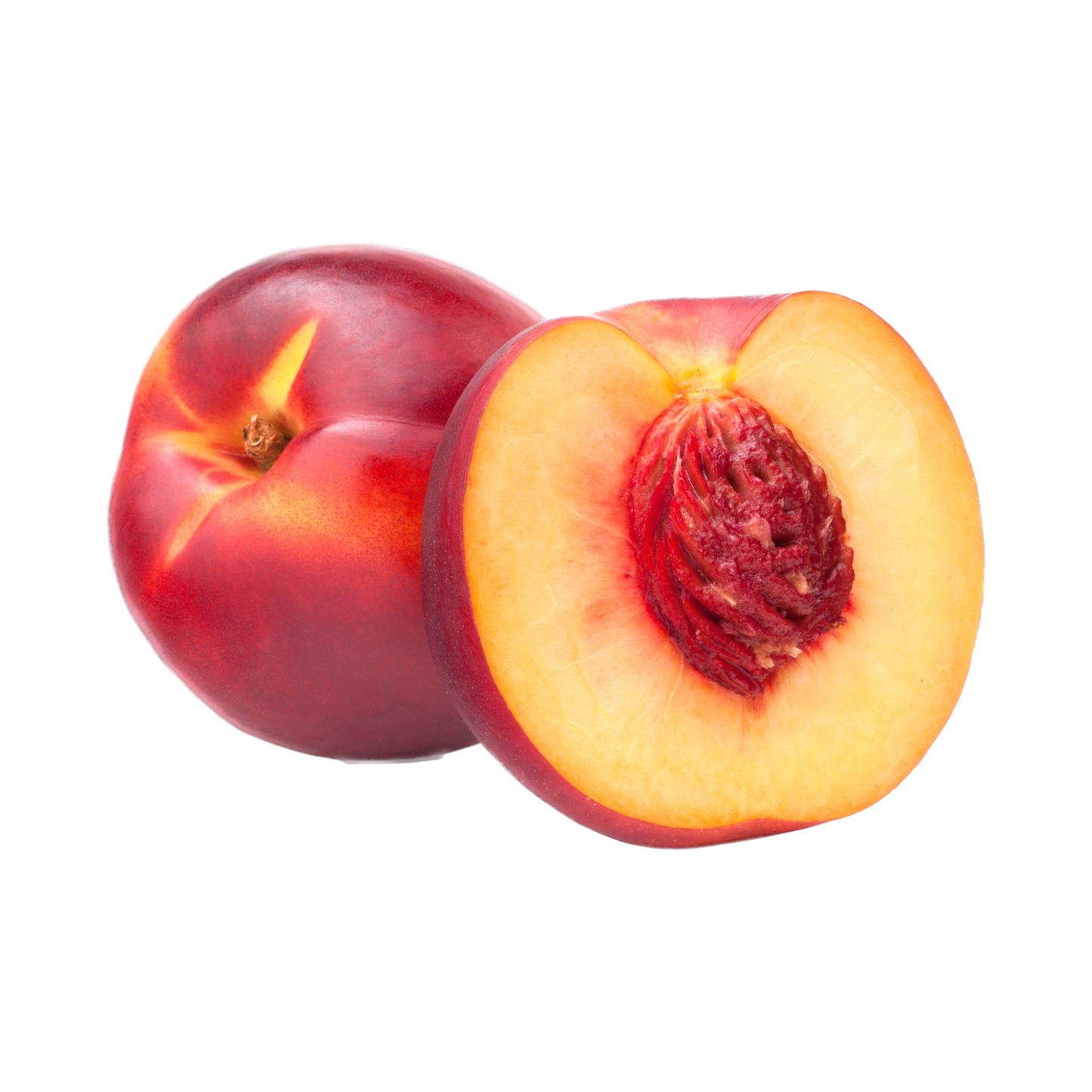 Pesche noci a pasta bianca