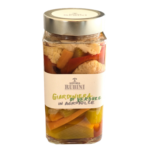 Giardiniera di verdure in agrodolce