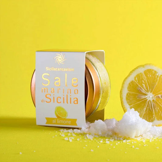 Sale marino di Sicilia al limone