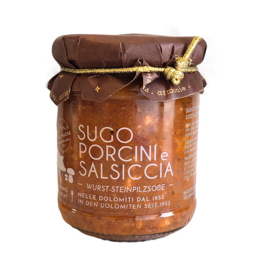 Sugo ai porcini e salsiccia
