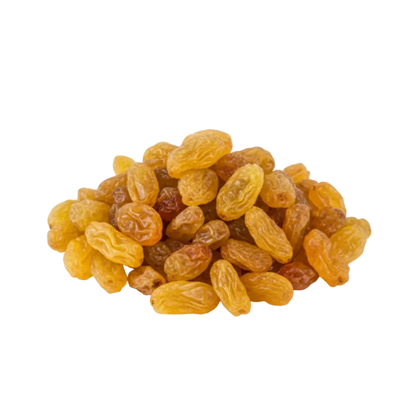 uvetta golden su sfondo trasparente, centrato nell'immagine