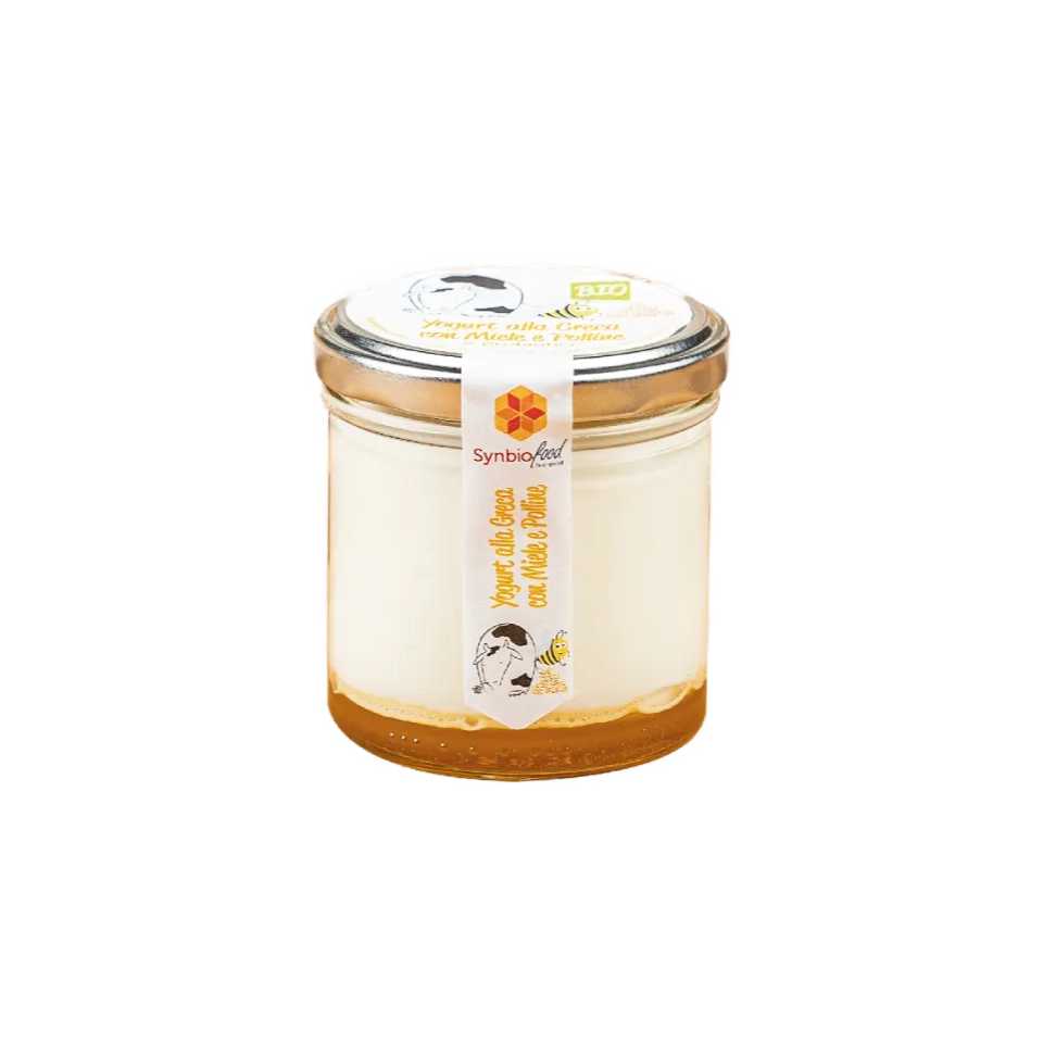 Yogurt alla greca con miele e polline
